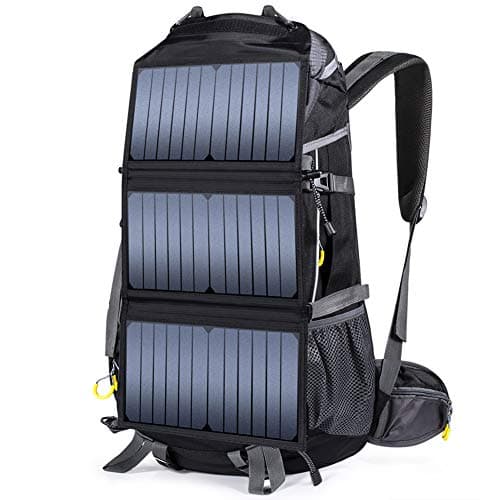 Solar Powered Backpack Solar Panel Mountaineering Bag With Usb Charging Port Daypack Anti Theft Waterproof For Cycling Trekking Emergency And Outdoor Sunny Bag