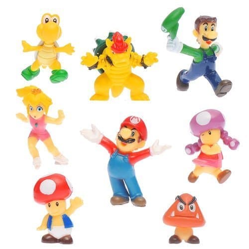8 Super Mario Toys Inside Jumbo Easter Egg - Prefilled With Characters Like Peach, Mario And Luigi