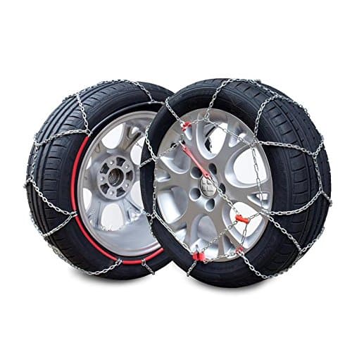 E-9 NEO - Kit 2 snow chains, 9mm. E-9 NEO, size 40 valid for tyres: 135_R15; 155_R13; 135/80_R15; 155/65_R15; 155/80_R13; 165/60_R14; 165/65_R14; 165/70_R13; 175/60_R14; 175/65_R13; 185/50_R14; 185/60_R13; 195/45_R14; 195/55_R13