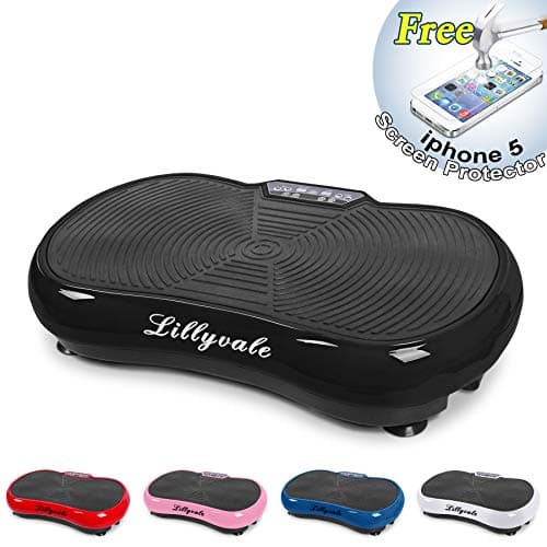 Lillyvale Vibration Machine 2017 New Model Exercise Vibrating Plate Platform Trainer Body Shaper Fitness