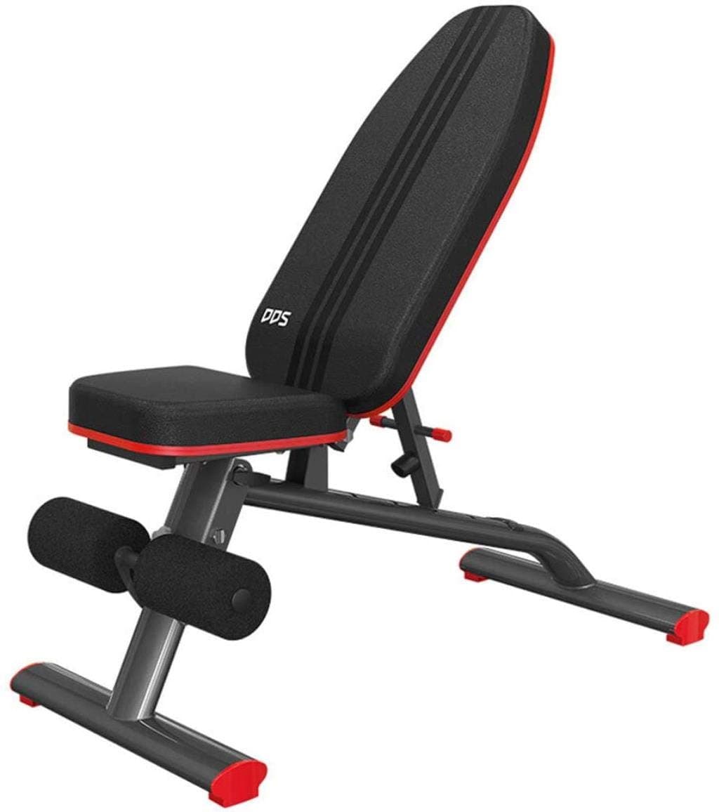 KWEE Adjustable Foldable Workout Bench Weight Bench, Sit Up Bench for Workout, Roman Chair, Gym Incline Decline Bench for Home Strength Training