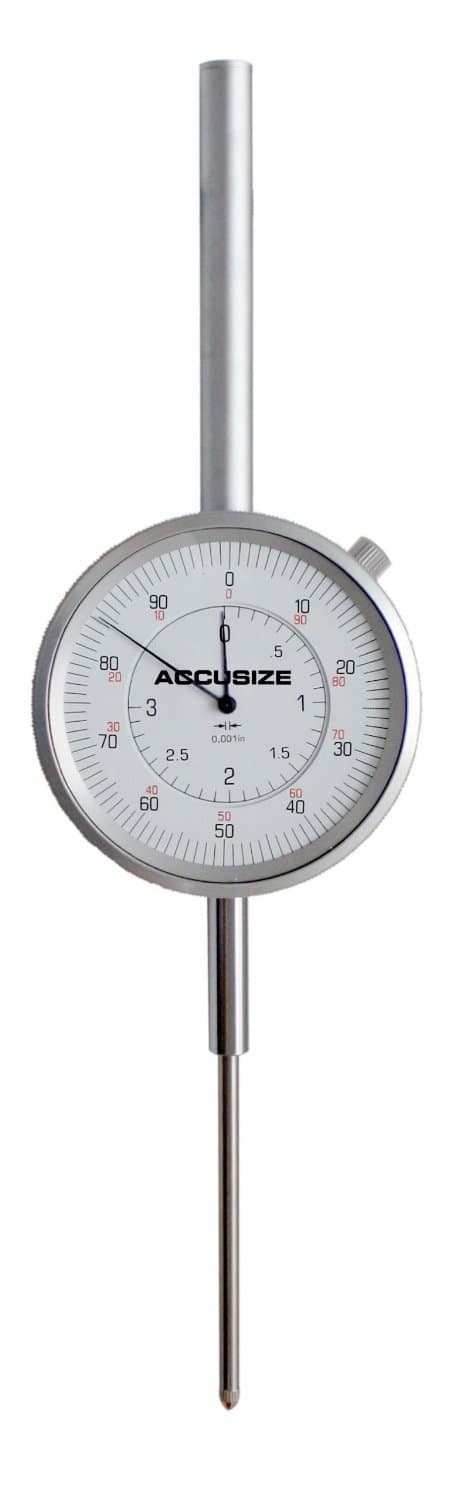 Accusize - 0-3" x 0.001" Dial Indicator with Back Lug, P900-S104