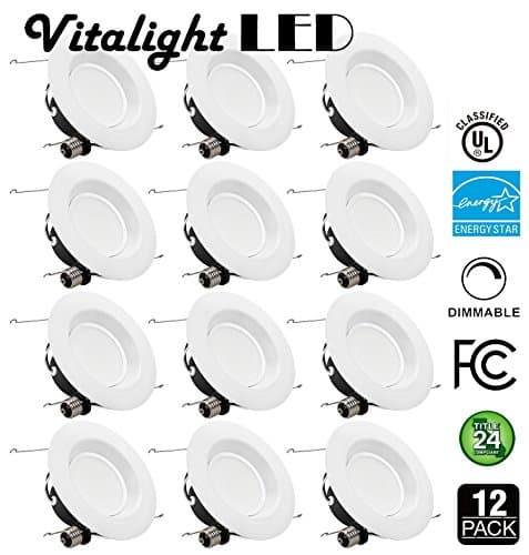 (12 Pack) 4 INCH 9W LED DOWNLIGHT -- DIMMABLE (3000K(Soft White))