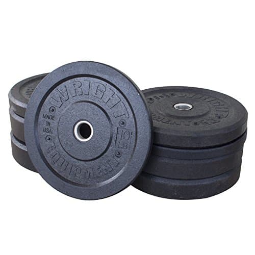 230lb Wright USA AMP Bumper Plates Set