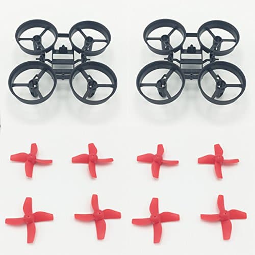 2 E010 Frames with 2 Sets of Red Propellers