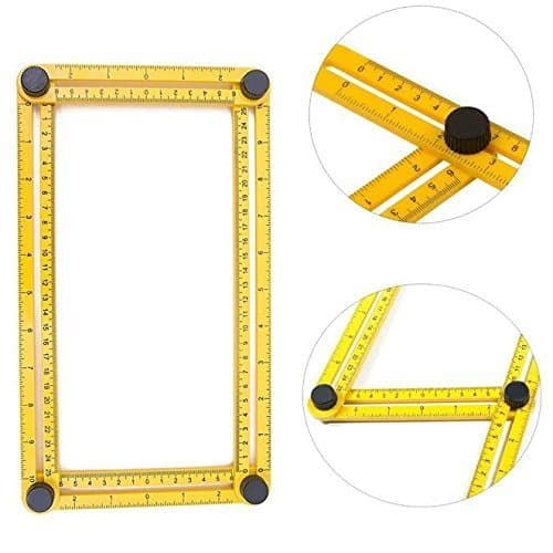 Angleizer Template Tool, Ruler, Light Weight, Time Saving, ABS, Find Angles Fast, Construction, Home Improvement