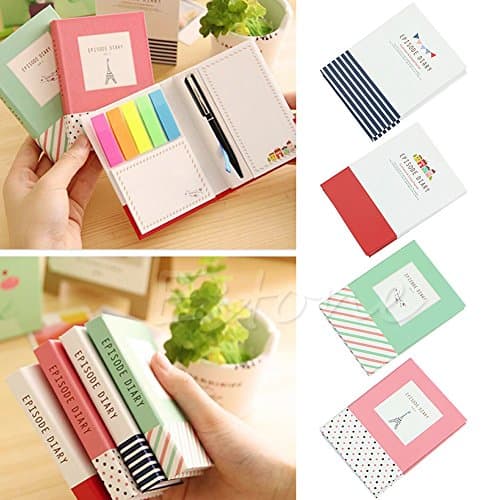 Sticker Post It Bookmark Notepad Marker Memo Flags Sticky Notes Book With Pen