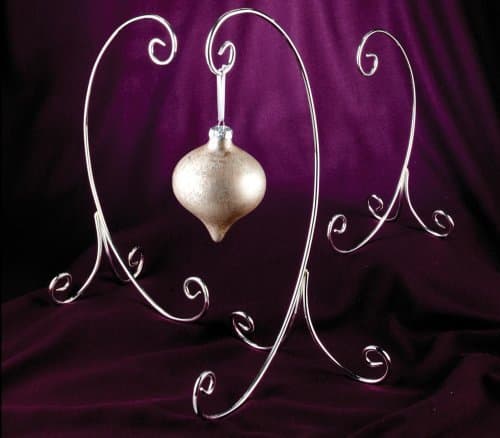 Ornament Stand (Silver) - Large 3 Legs