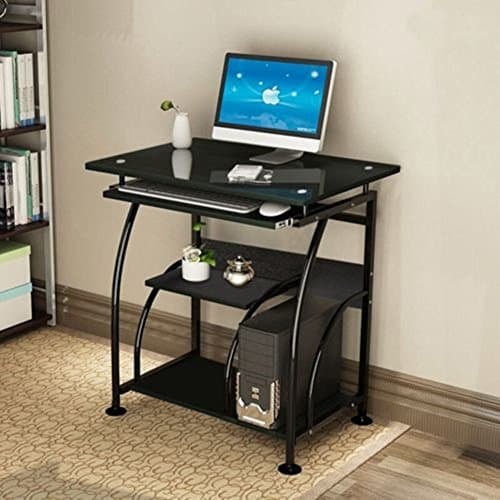Laptop Table Computer Desks Home Office Products PC Corner Workstations Furniture Black
