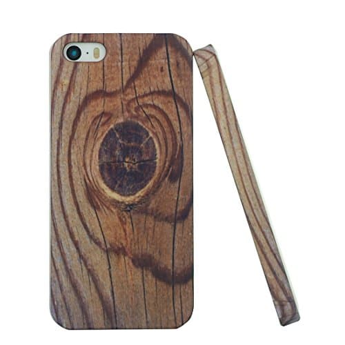 Paele:10122-5S iPhone 5S Case, iPhone SE Case, Wood grain (knag) Pattern Case | Wood grain (knag) Case for iPhone 5 5S SE