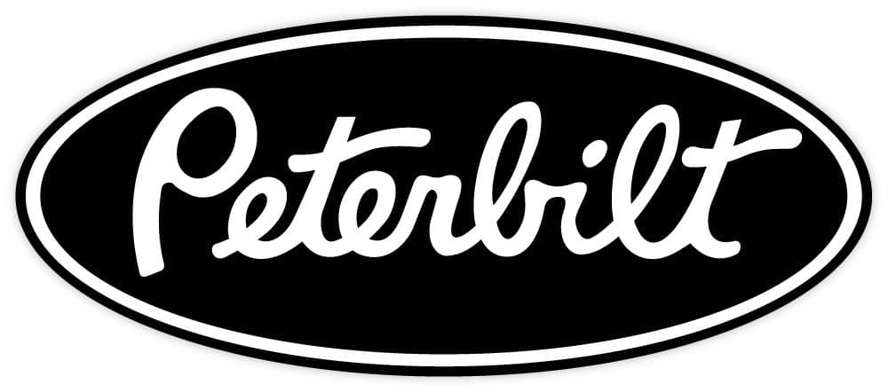 Peterbilt sticker decal 6" x 3"