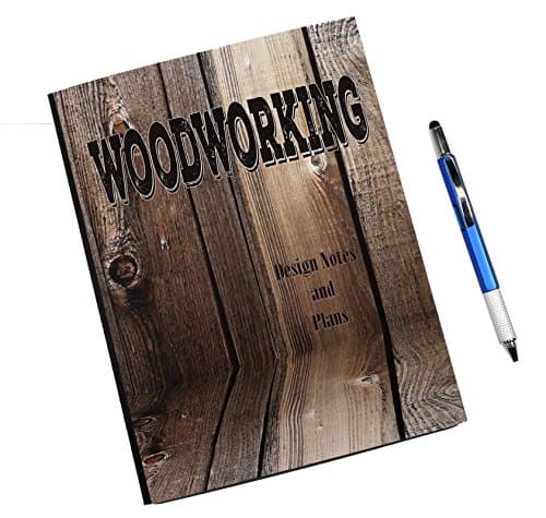 Multi Function Stylus Pen Tool and Woodworkers Graph Paper Composition Notebook Set – Multitool Pen includes Ruler, Bubble Level, Screwdrivers and Stylus for Tablet, Phone and Touch Screens