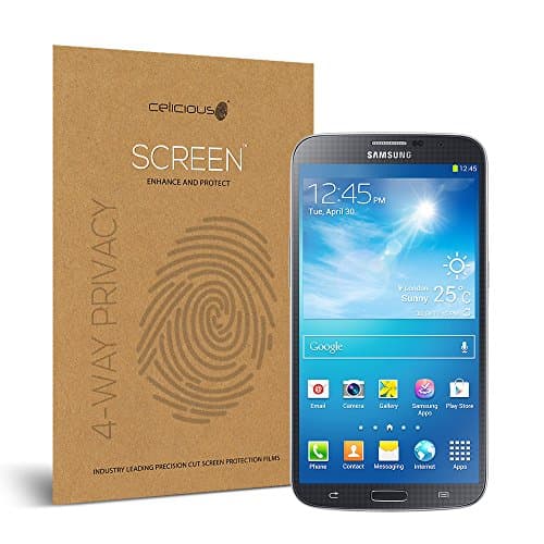 Celicious Privacy Plus 4-Way Anti-Spy Filter Screen Protector Film Compatible with Samsung Galaxy Mega 6.3
