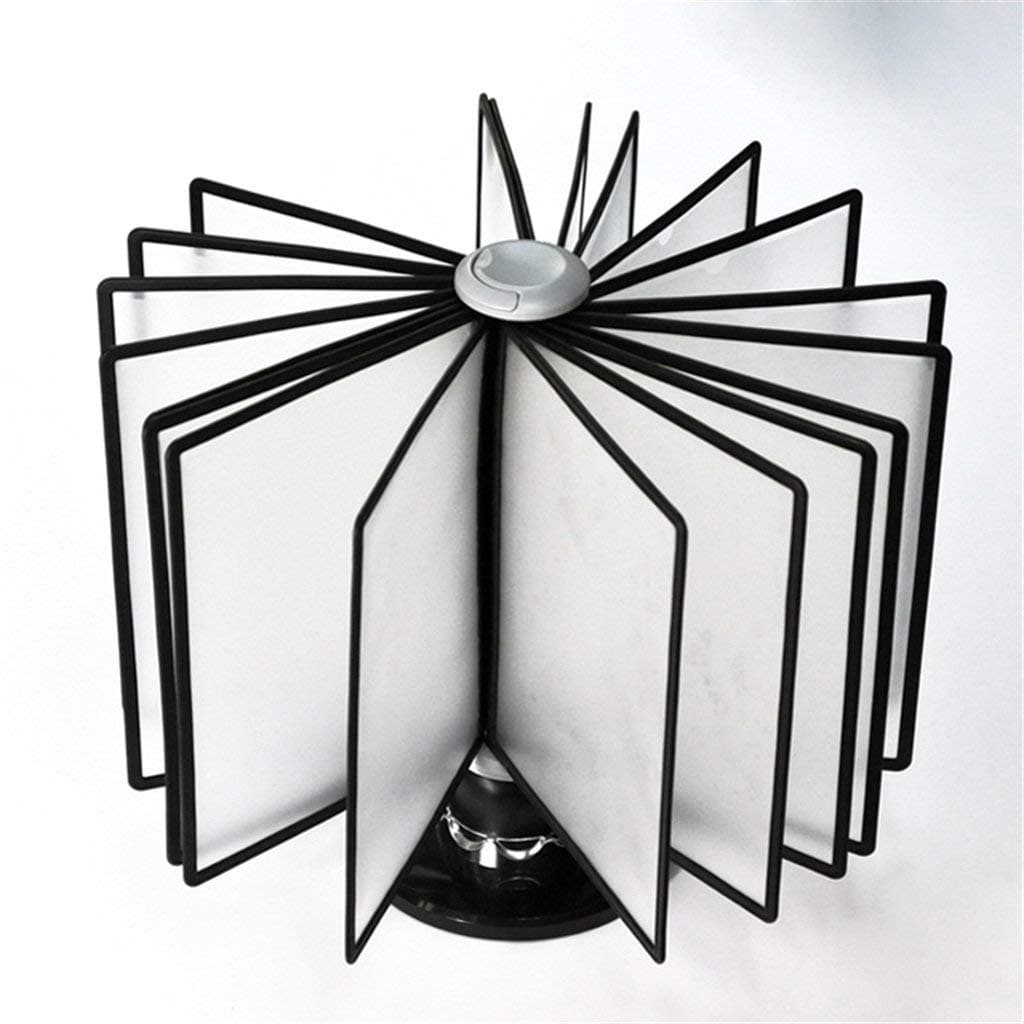 Desk File Organizer Flip Document Holder A4 Document Display Rack Rotary Display Stand Menu Display Rack Information Rack