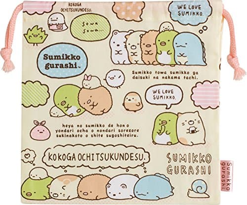 San-X Sumikko Gurashi Drawstring Bag Pouch CU38501