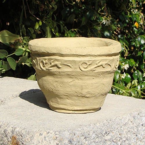 Designer Stone Scroll Flower Pot