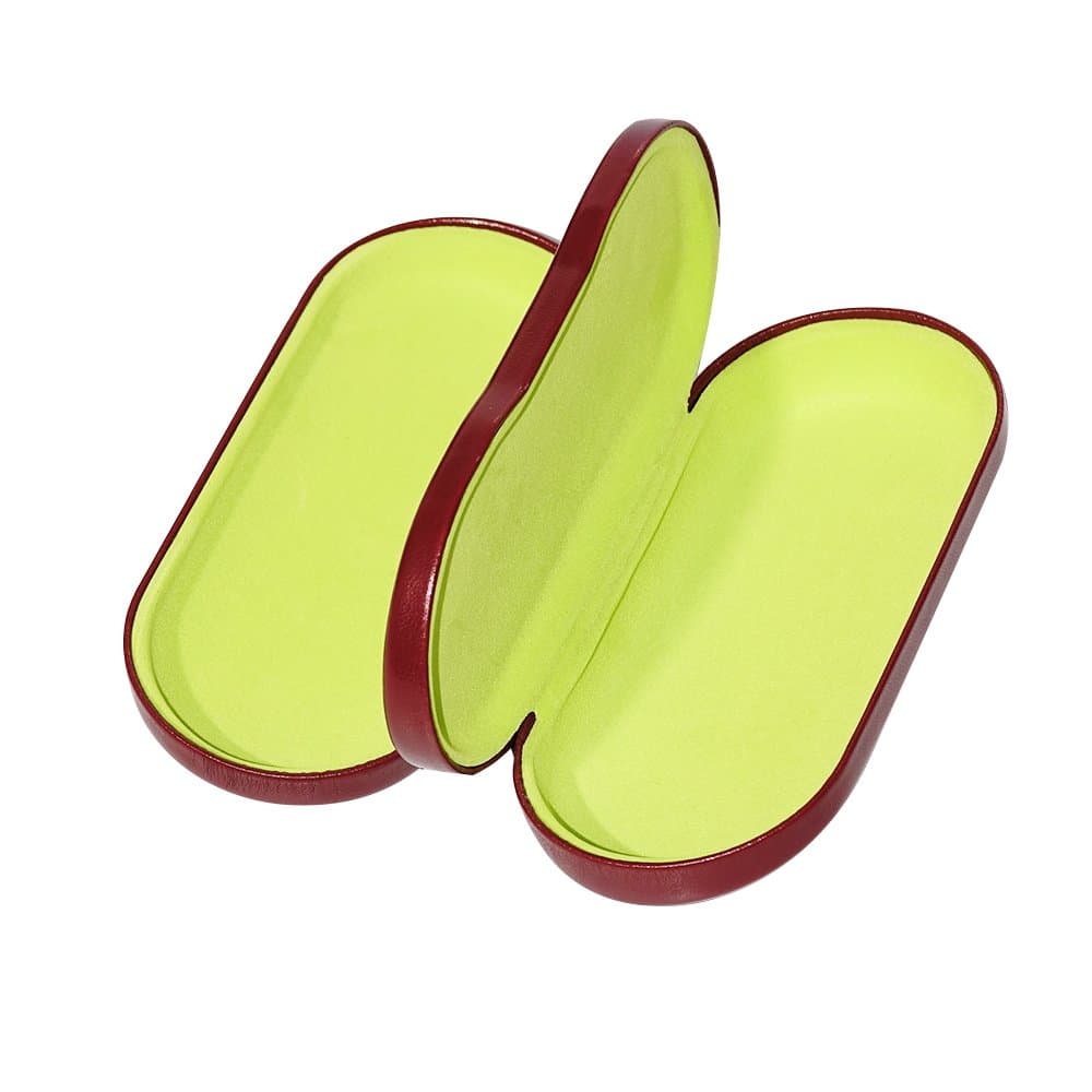 Dual Eyeglass Case Hard Shell Protective for 2 Eyeglasses