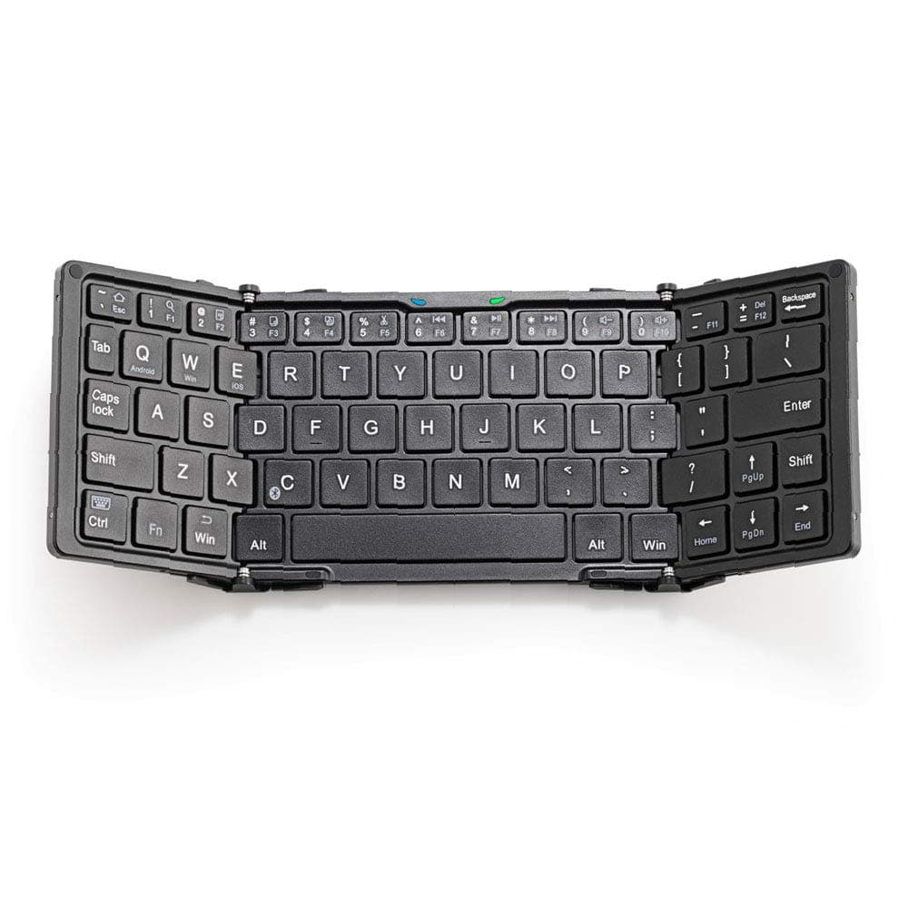 Anker Foldable Bluetooth Keyboard, Ultra-Compact Profile Wireless Keyboard for iOS, Android, Windows, and Mac with Rechargeable Battery