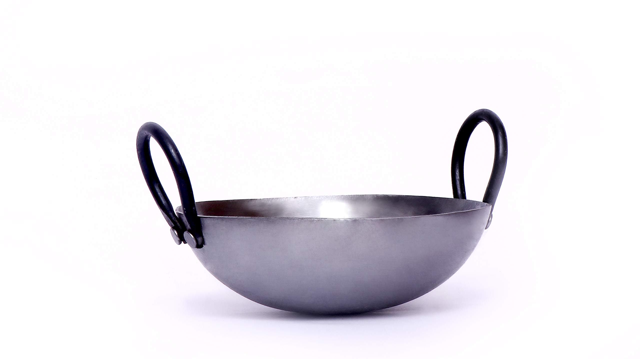 MK KITCHENWARE Iron Kadhai (Extra Small) 5 Inches/12.7 cm Original Iron