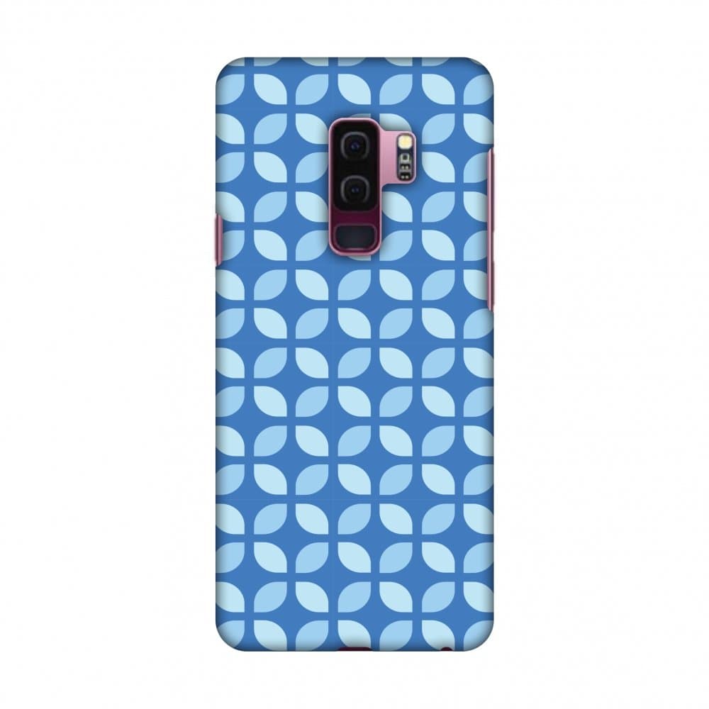 Amzer Slim Fit Hard Snap On Shell Case Back Cover with USB Type C Cable and Screen Cleaning Kit Skin for Samsung Galaxy S9 Plus - Geometric Flowers 3 HD Color, Ultra Light Back Case
