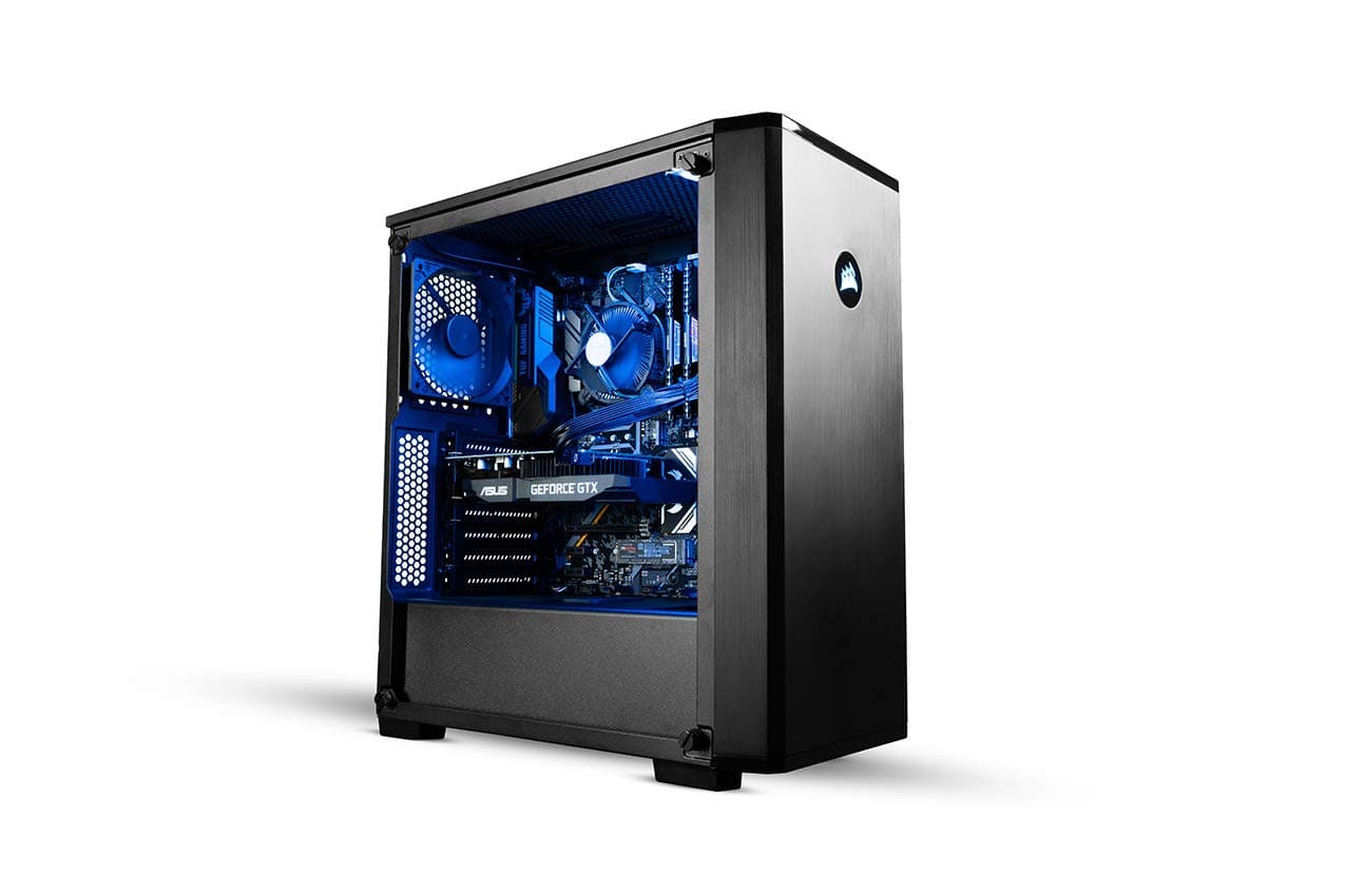 Electrobot 175R RGB Gaming Tower PC Assembled Computer with Intel Core i5-9M Cache, up to 4.10 GHz/ Z390m Motherboard / 16GB RAM / 1TB HDD / 240GB SSD/NVIDIA 2060 6GB