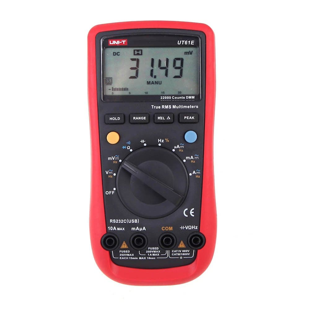 Modern Ut61E Lcd Display Digital Multimeters Electrical Handheld Tester Multimetro Ammeter Multitester