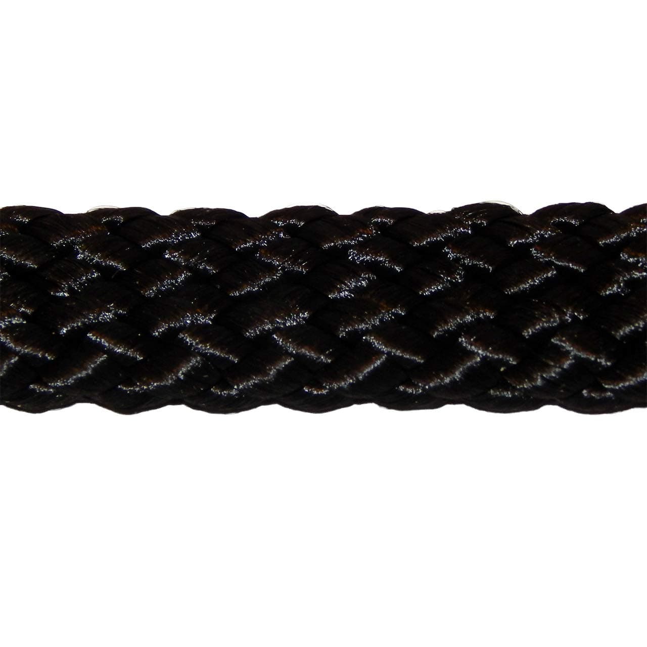 CBKnot 5/8" MFP Soft Flat Hollow Braid Flat Braid Rope x 50', 100', 200' and 600 Lengths Black, Camo, Lime, Red, Easy to Splice! (Black x 200 ft. Hank)