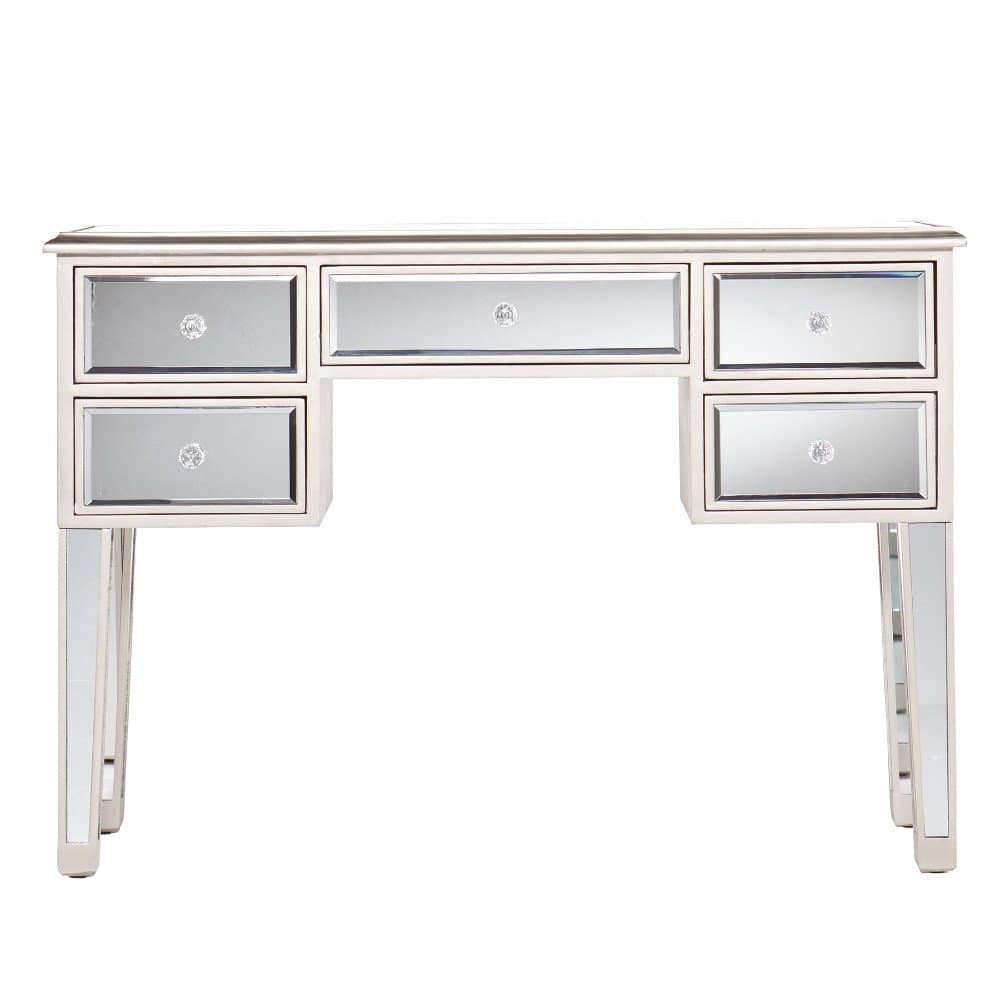 The Urban Port Mirror Console Table/Sofa Console Table, Clear