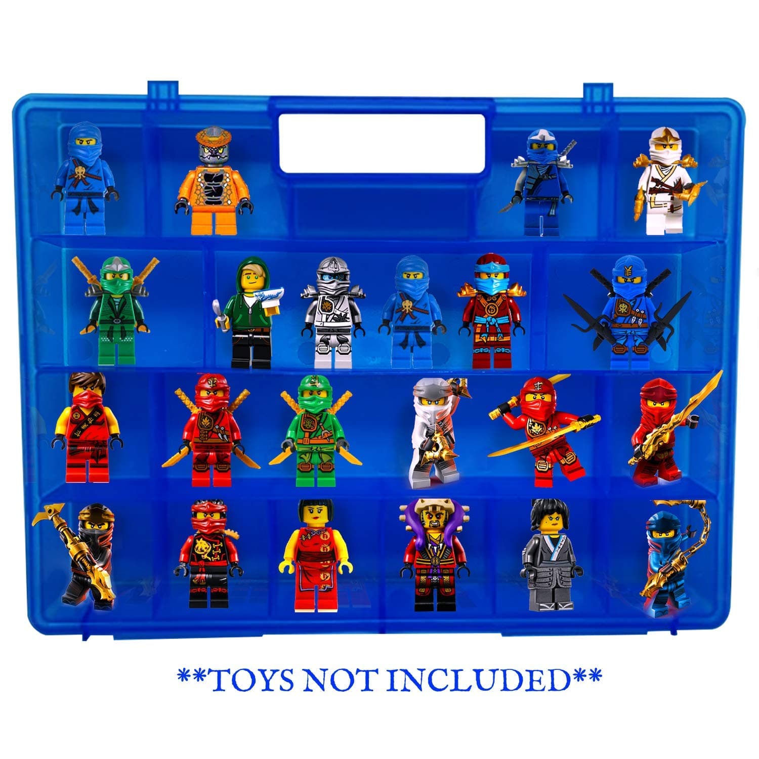 Life Made Better Protector Carrying Case, Compatible with Lego Ninjago Mini Ninja Figurines, This Box is Not Created by Lego