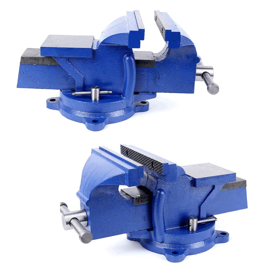 Bench Vice / Workshop Clamp with Anvil and 360° Rotating Base, 125mm