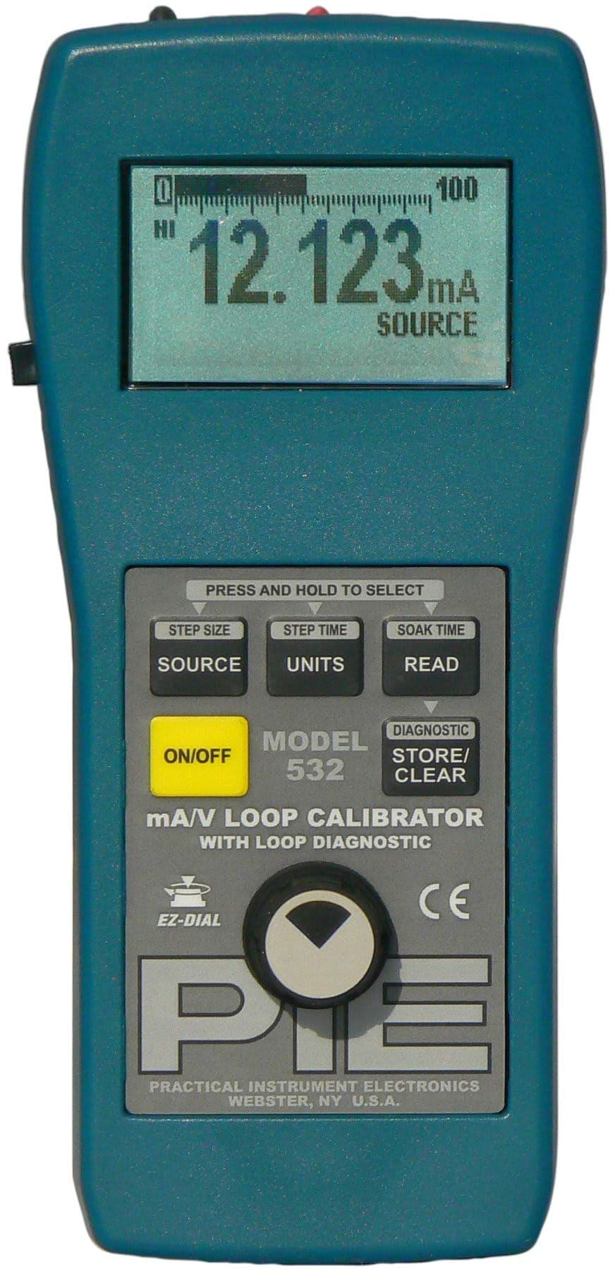 PIECAL 532 Loop Calibrator with Diagnostics, 4-20 mA/Voltage