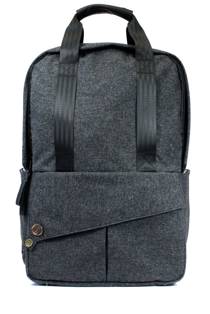 PKG - LB08 | 15" Laptop Bag Slim Tote Backpack - Tech Wool