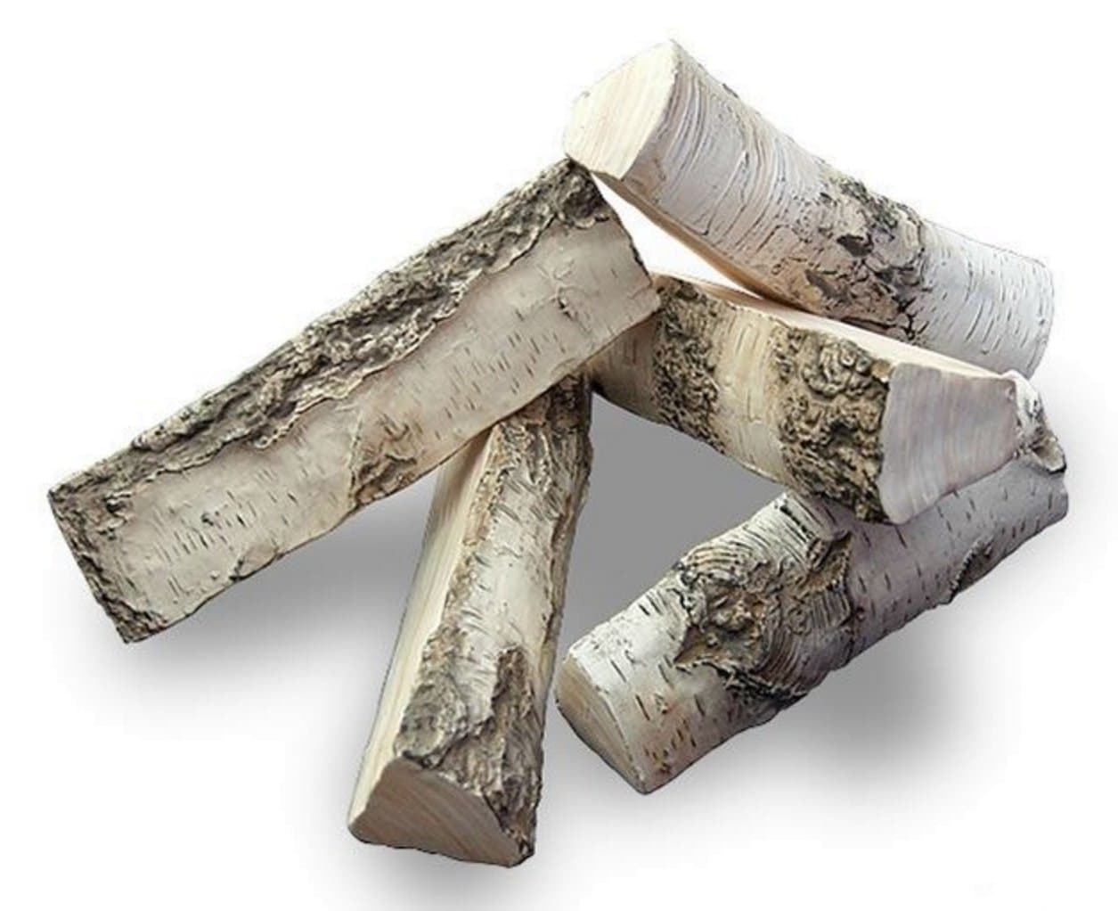 NEW BIG Fire Replacement Ceramic Logs BEST QUALITY-REALISTIC LOOK