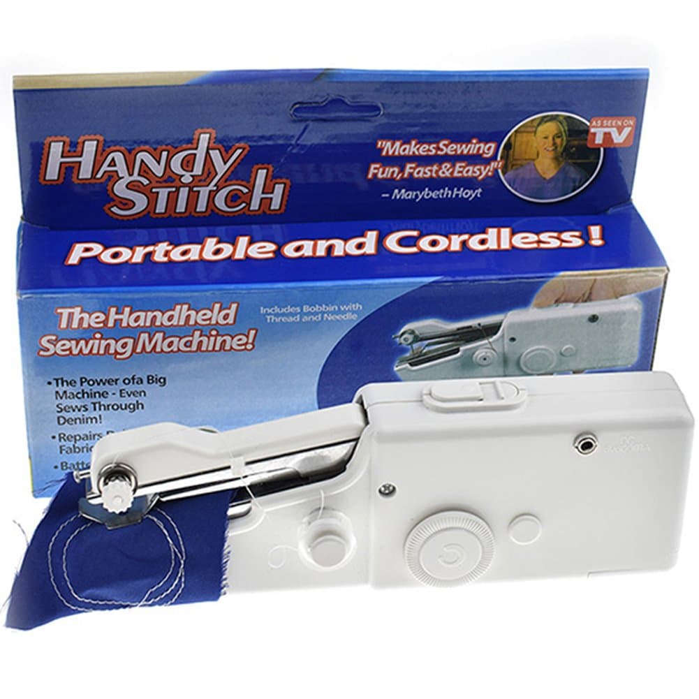 JINTOP Portable Mini Sewing Machine Handheld Sewing Machine Quick Stitch Tool Professional Electric Sewing Cordless Sewing Handy Sewing Machine for Fabric, Clothing, or Kids Cloth