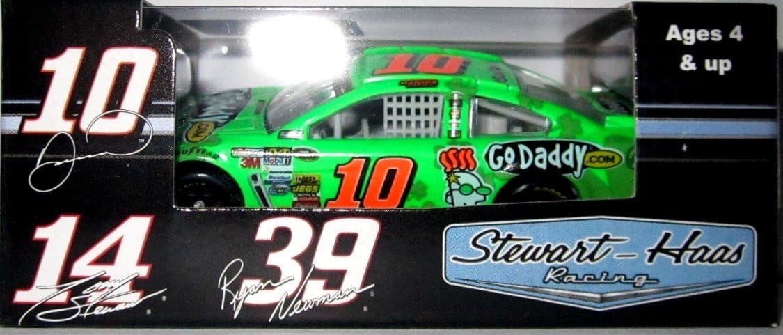 ACTION 2013 Danica Patrick #10 Godaddy.com Domains Irish St. Patricks Day 1/64 Diecast Kids Hardtop Lnc