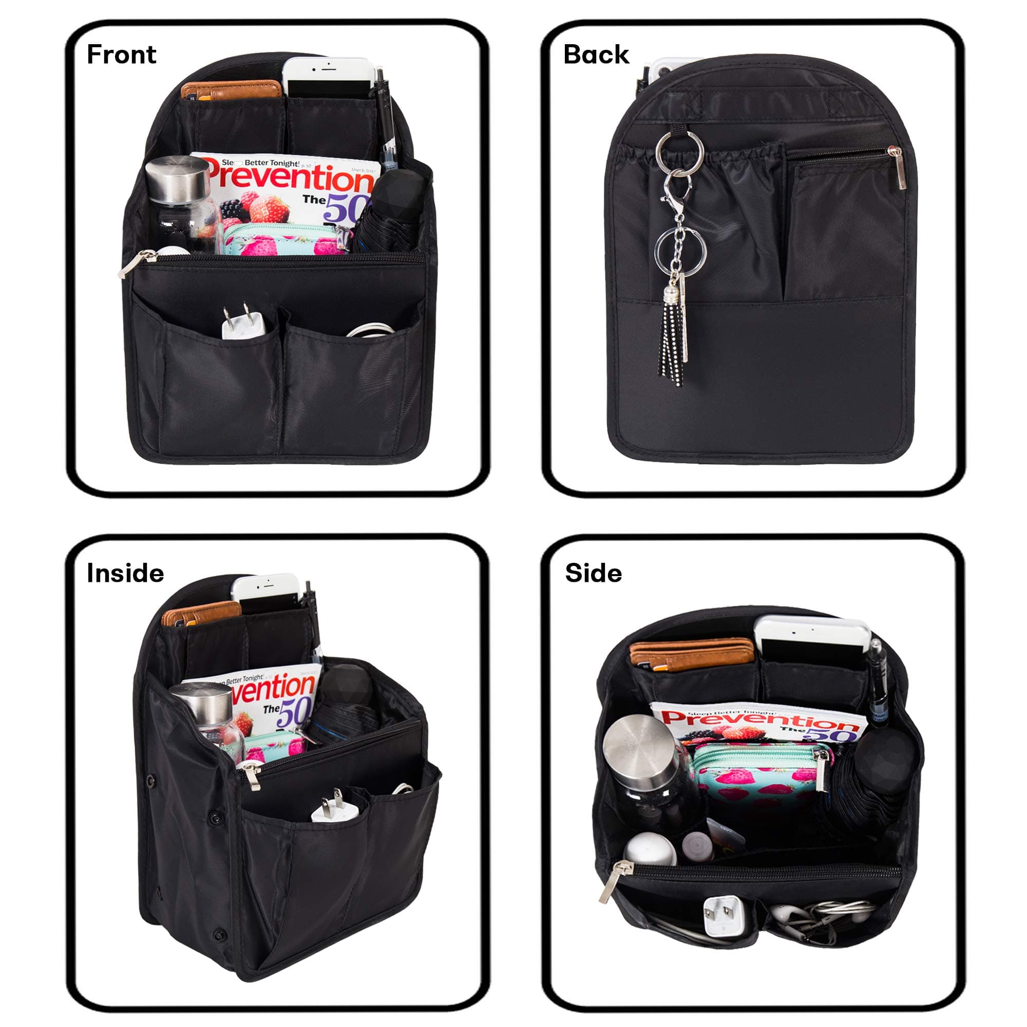 Backpack Organizer Insert Nylon, Pulama Print Small Diaper Bag Insert For Women