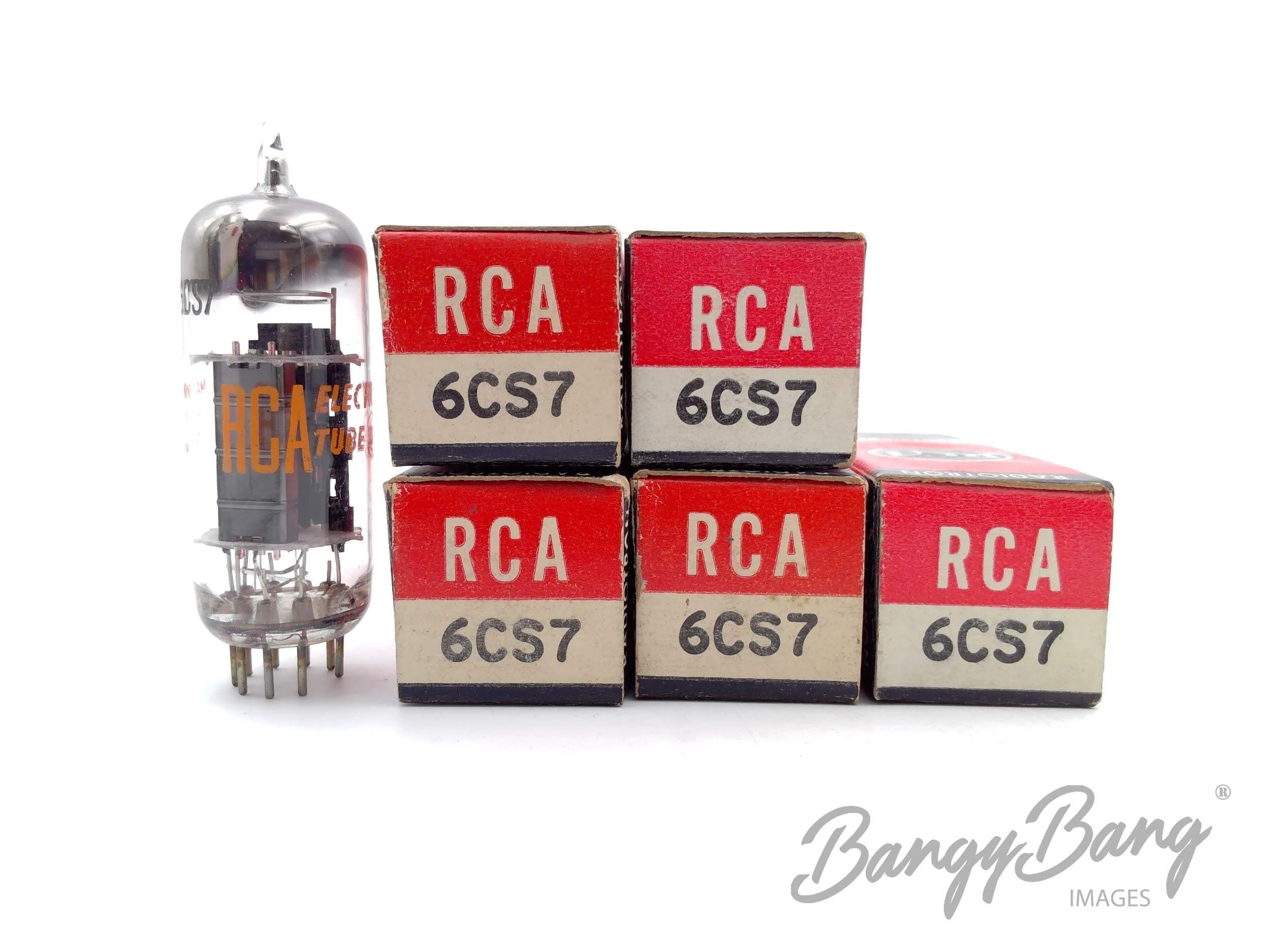 5 Vintage RCA 6CS7 Leben CS 600 Amp Double Triode Tube Valve- BangyBang Tubes