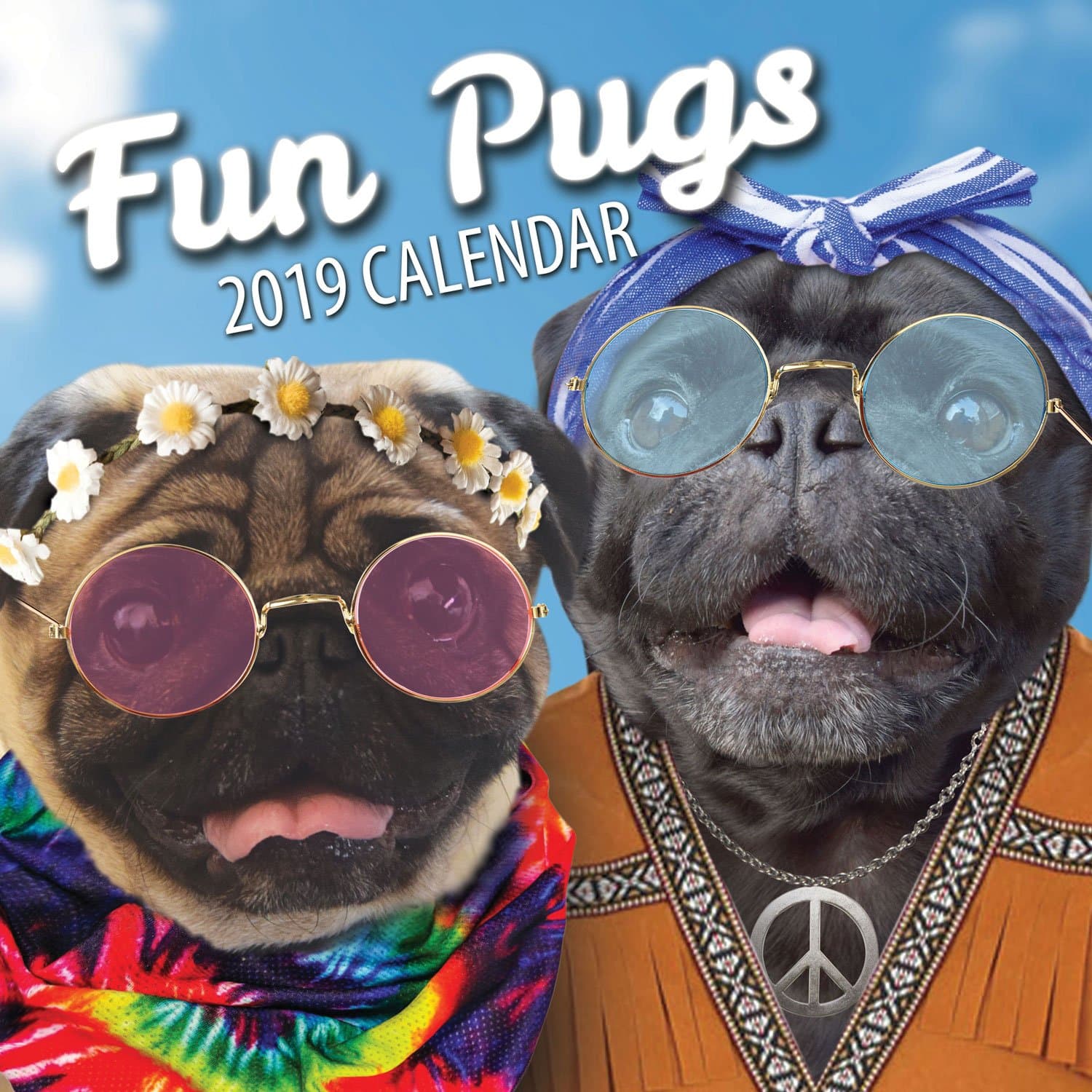 Fun Pugs 2019 Pug Wall Calendar