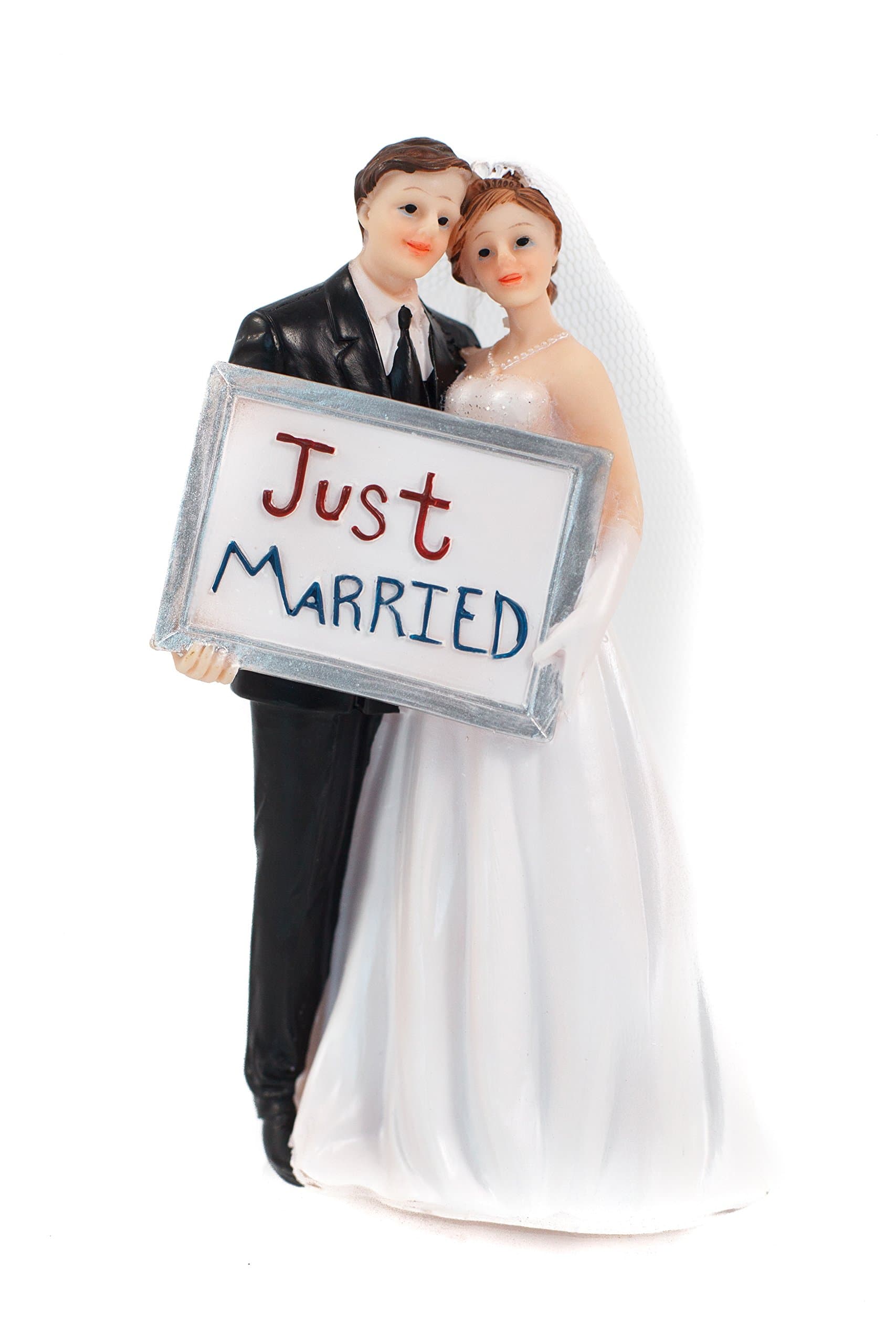 WEDDING SENTIMENTALS - Just Married Wedding Cake Topper