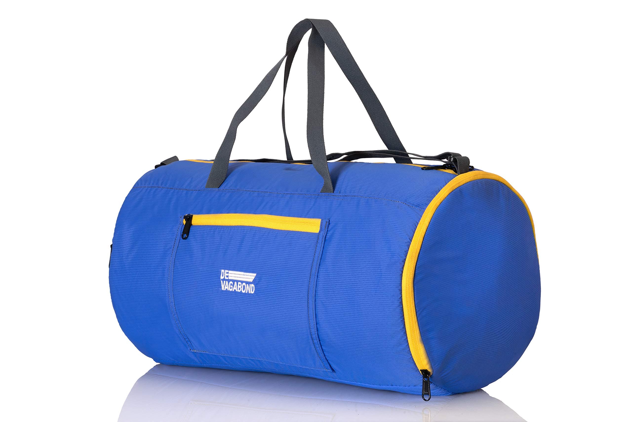 Devagabond Polyester 48 cms Blue Gym Shoulder Bag (Rustle_1_Blue yellow)