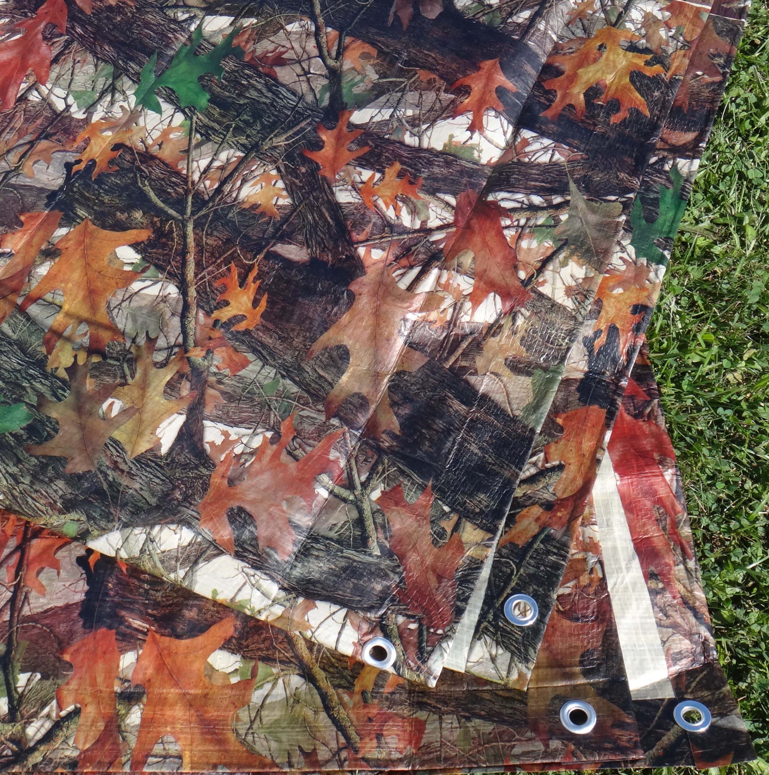 6 Ft. X 8 Ft. Tree/Leaf Print Camouflage Tarp