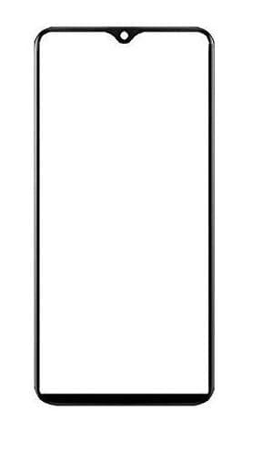 Mozomart Front Outer Touch Screen Glass Compatible with OnePlus 6T (Black)