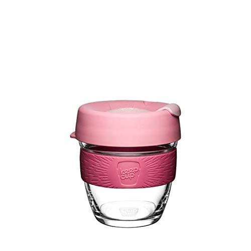 KeepCup Brew, Reusable Coffee Cup - Tempered Glass and Splashproof Sipper, S 8oz/227ml - Saskatoon