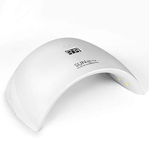 Techzere SUN9S Plus Professional Intelligent Automatic Sensor LED UV Nail Dryer Nail Curing Nail Art Lamp Manicure Pedicure Tool (36W,18LEDs) White