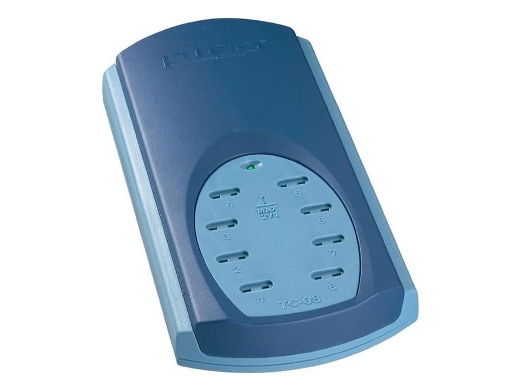 TC-08 USB Thermocouple Data Logger with PicoLog Data Logging Software