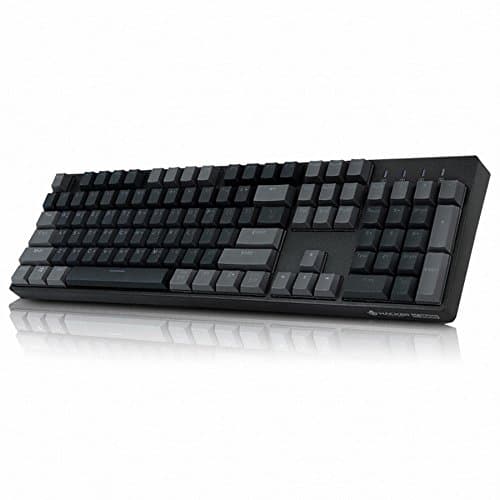 ABKO Hacker K3000 PBT Special Edition Replaceable Mechanical Quick Swap Switch Rainbow LED Keyboard (EN/KR Layout) Dark Gray/Silver Color (Red Switch)