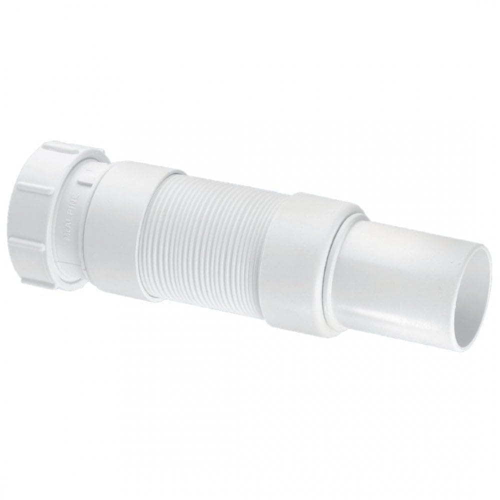 – FLEXCON6 Flexible Fitting - Universal Connection x PVC Plain Spigot - White
