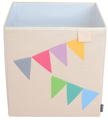 Toy Storage Box Bin Organizer Collapsible, Banners- 100%