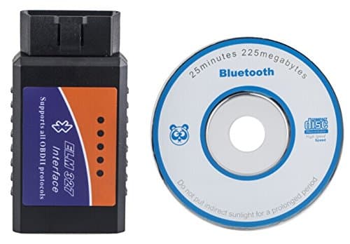 SHINEKA Mini Bluetooth Scan Tool OBD2 OBDII Scanner Tool Bluetooth Diagnostic Interface For Windows & Android Torque (elm327A)