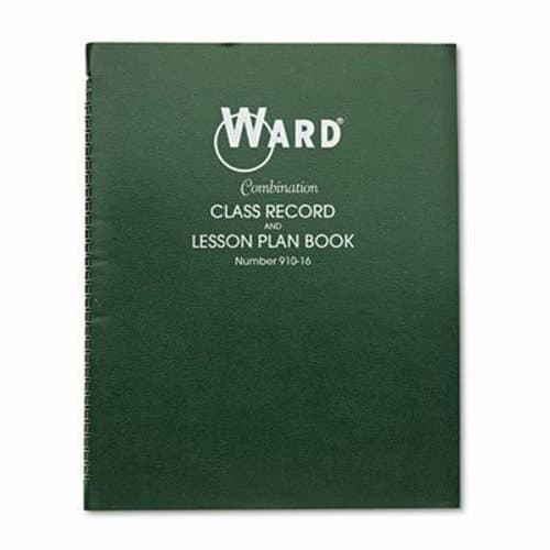 Combination Record & Plan Book, 9-10 Weeks, 6 Periods/Day, 11 x 8-1/2, Sold as 1 Each by Ward